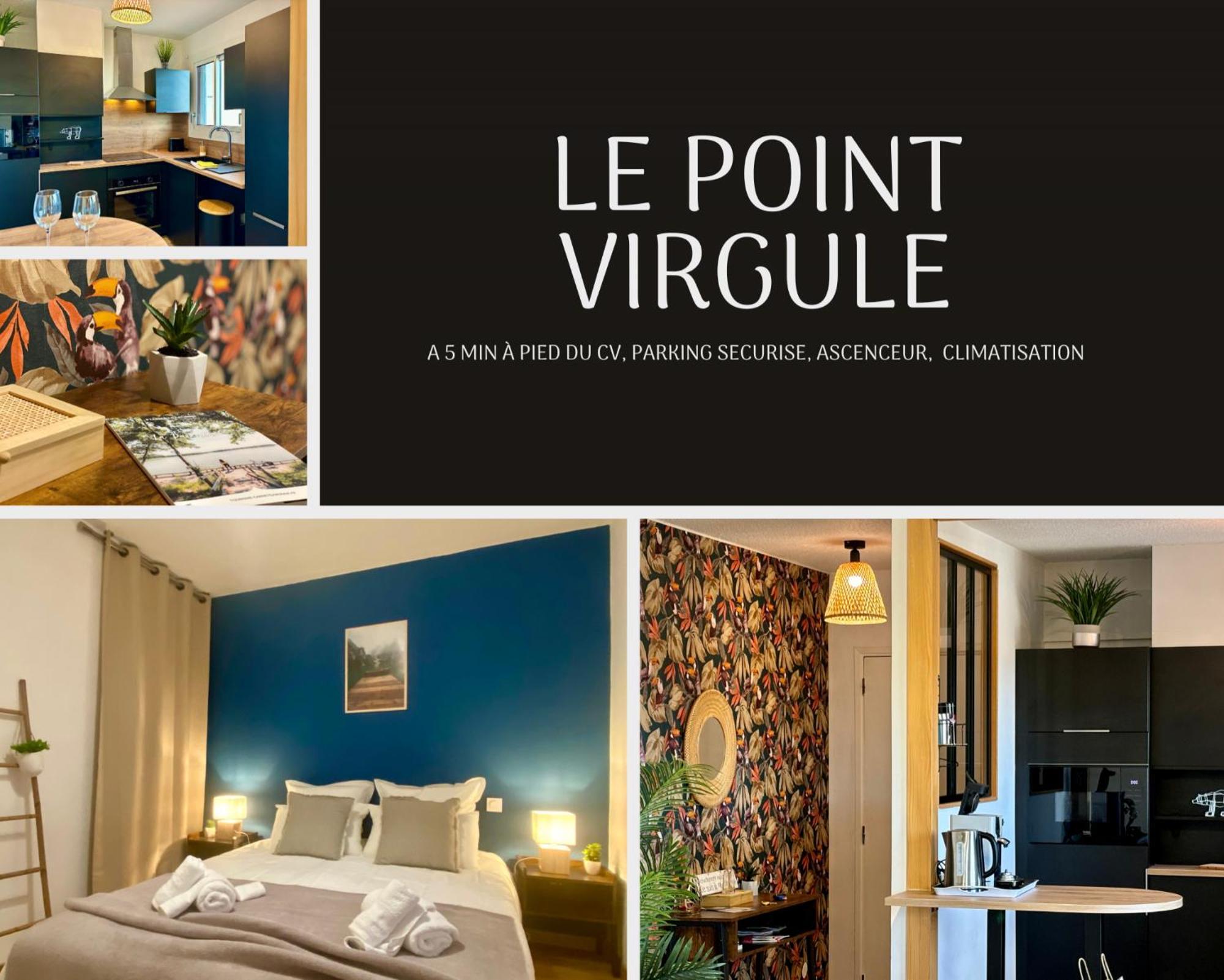 Le Point Virgule - Parking Prive - Climatisation Leilighet Montauban Eksteriør bilde